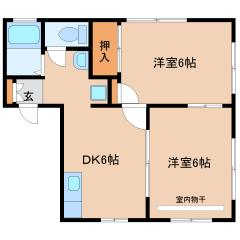 コーポエイアイ101号室間取り画像