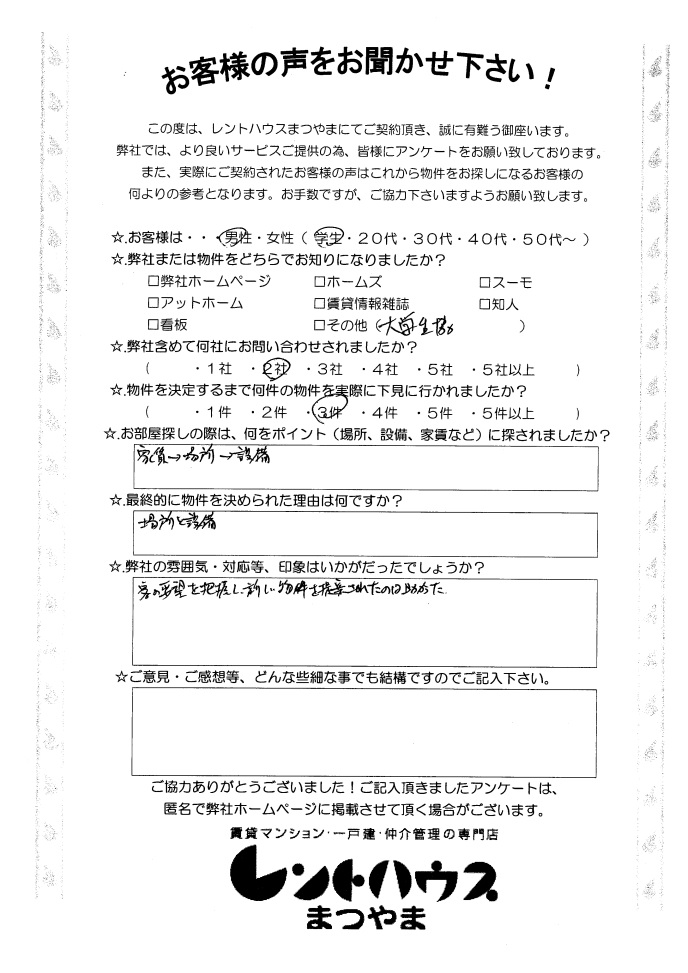 ヴァンテアン清水401 畠垣様