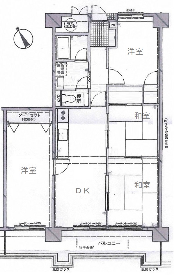間取図 m18171-2