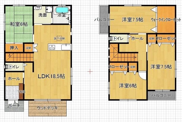 間取図 k163