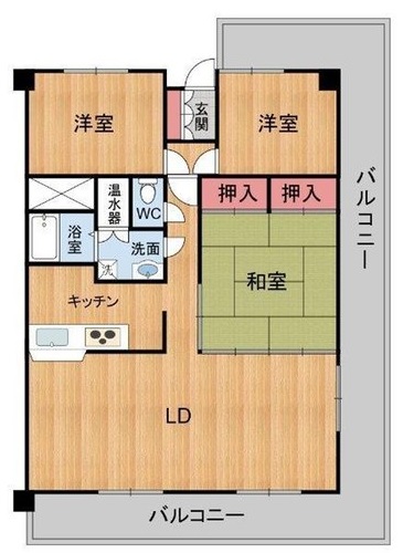 間取図 m185