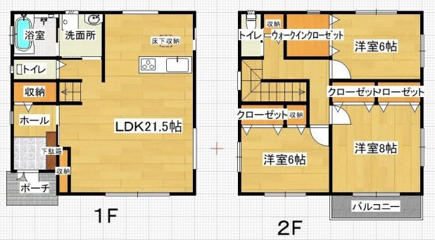 間取図 k165