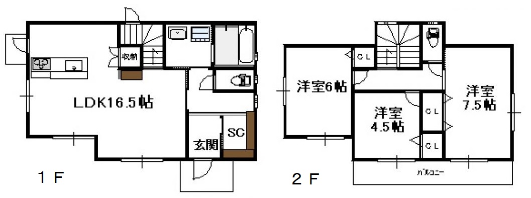 間取図 k19009