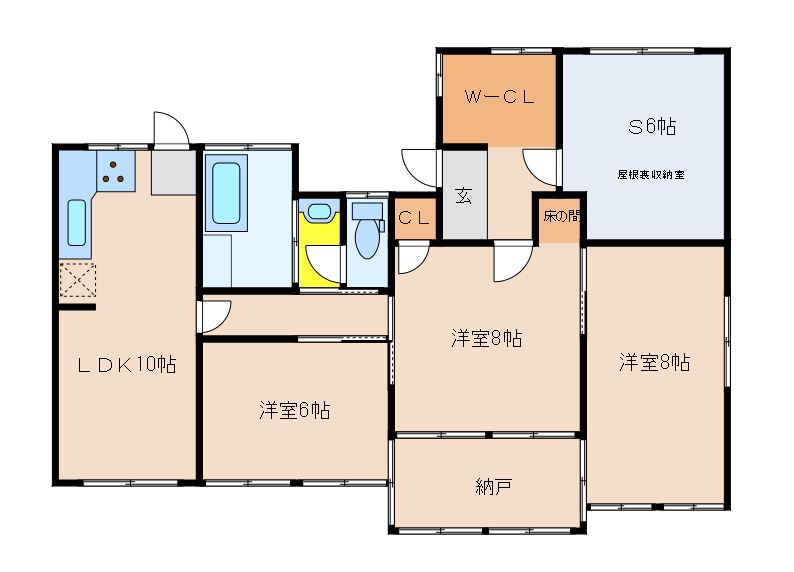 月見ヶ丘LIFE貸家間取