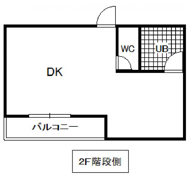間取図 階段側