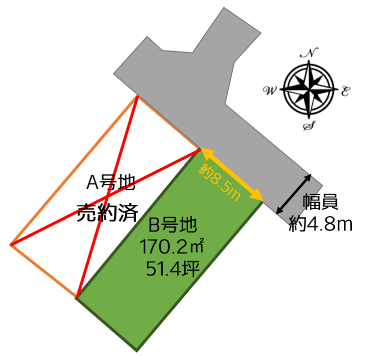 売地 イラスト u97-2