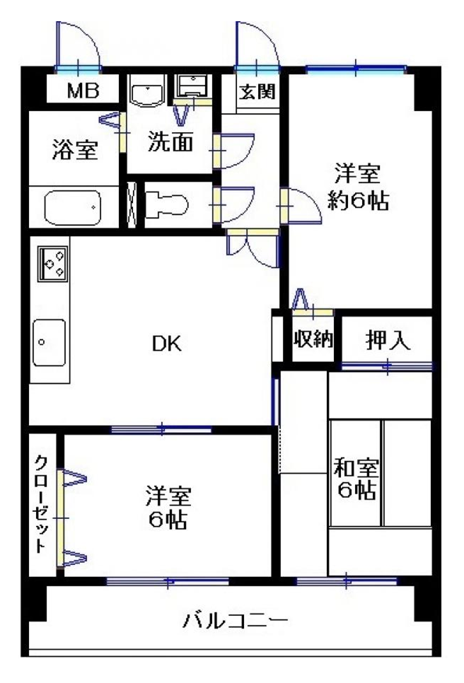 間取図 t109