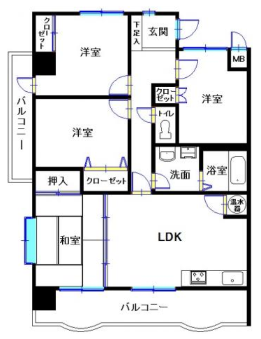 間取図 t110