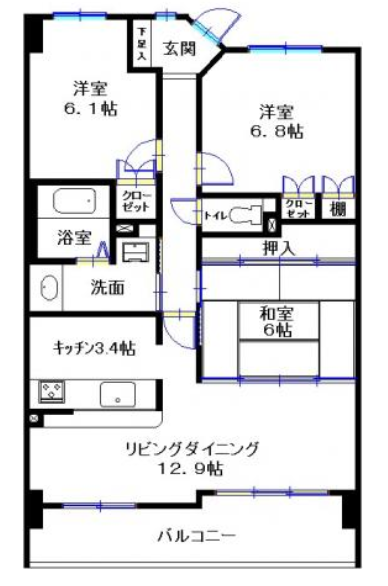 間取図 t112
