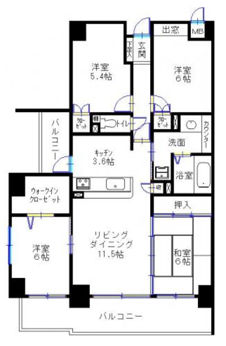 間取図 t111