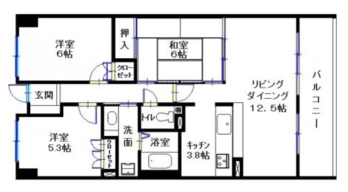 間取図 t113