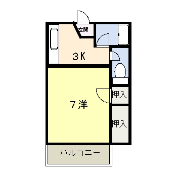 シャトー龍105間取図