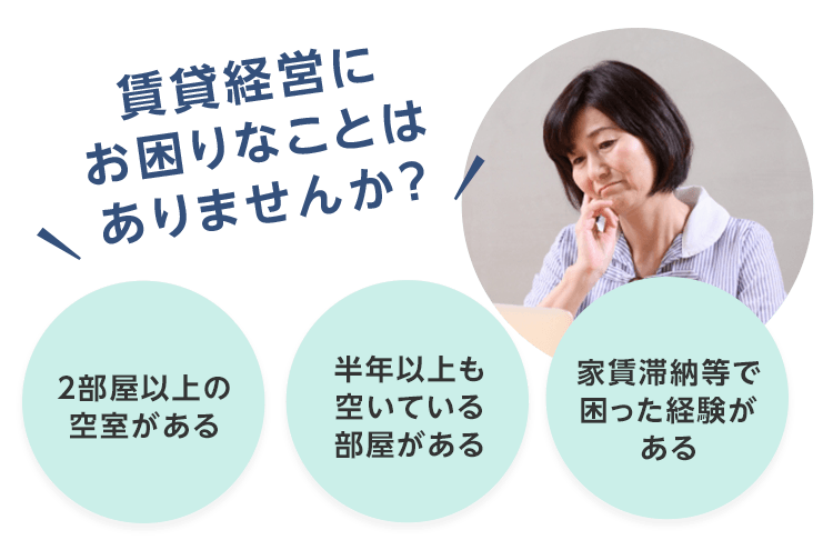 不動産経営にお困りなことはありませんか?smp
