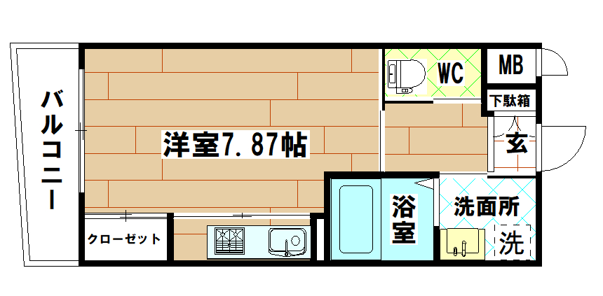 MGA城内 2号・6号室(反転)