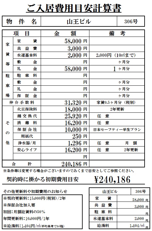山王ビル 計算書