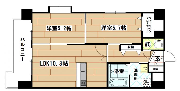 アクシオ片野 1号室