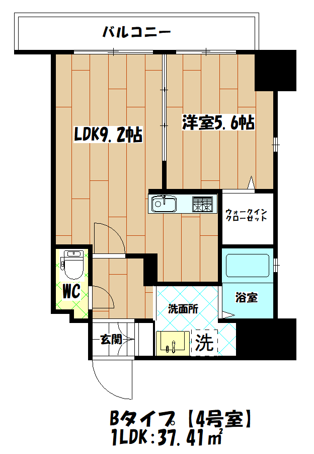 グレンフォレスト到津 Bタイプ(4号室)