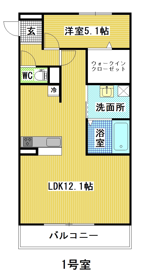 1号室