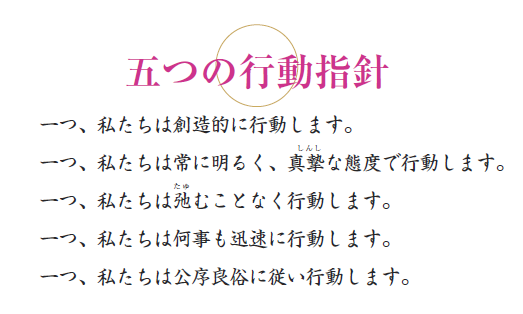行動指針