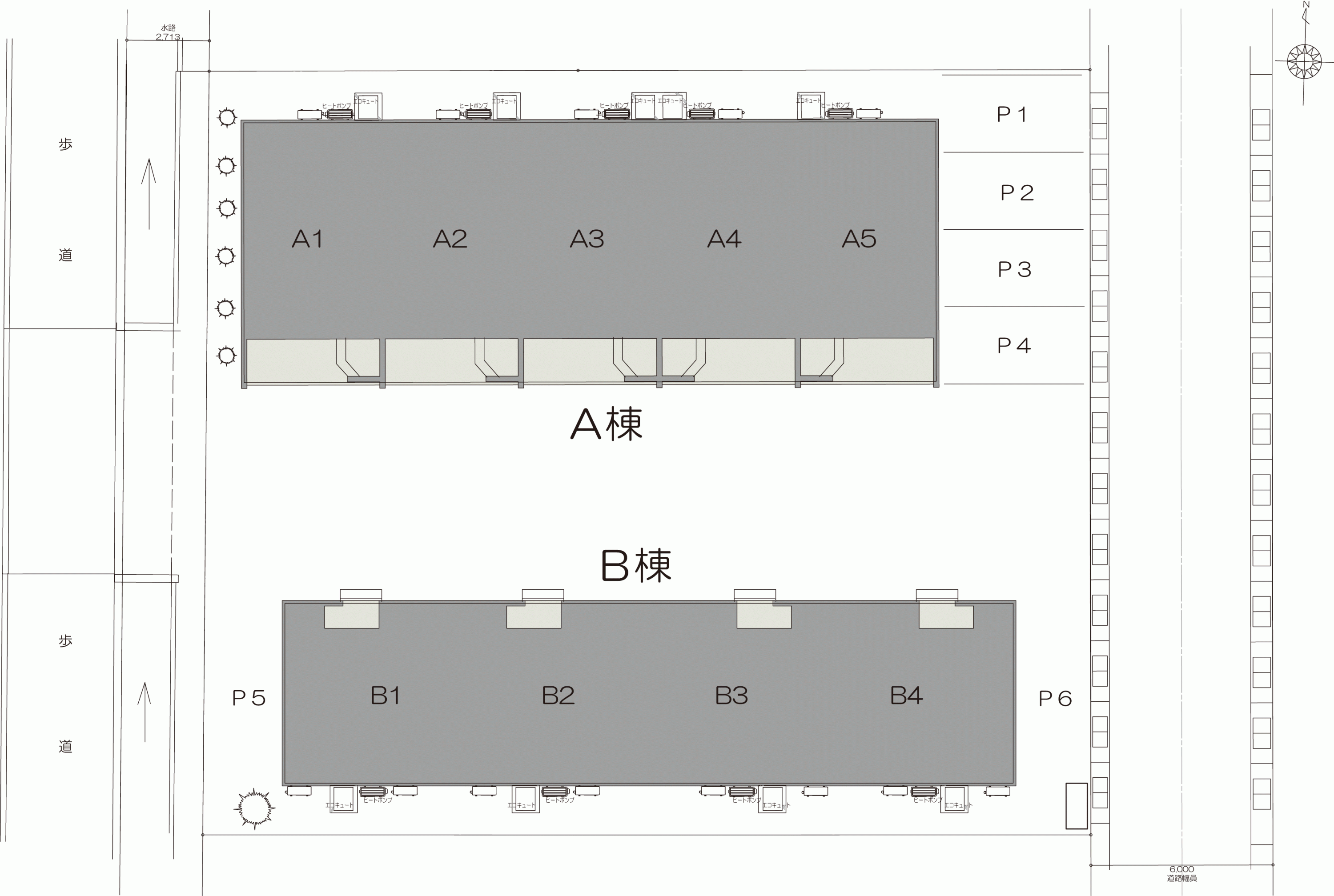 敷地配置図