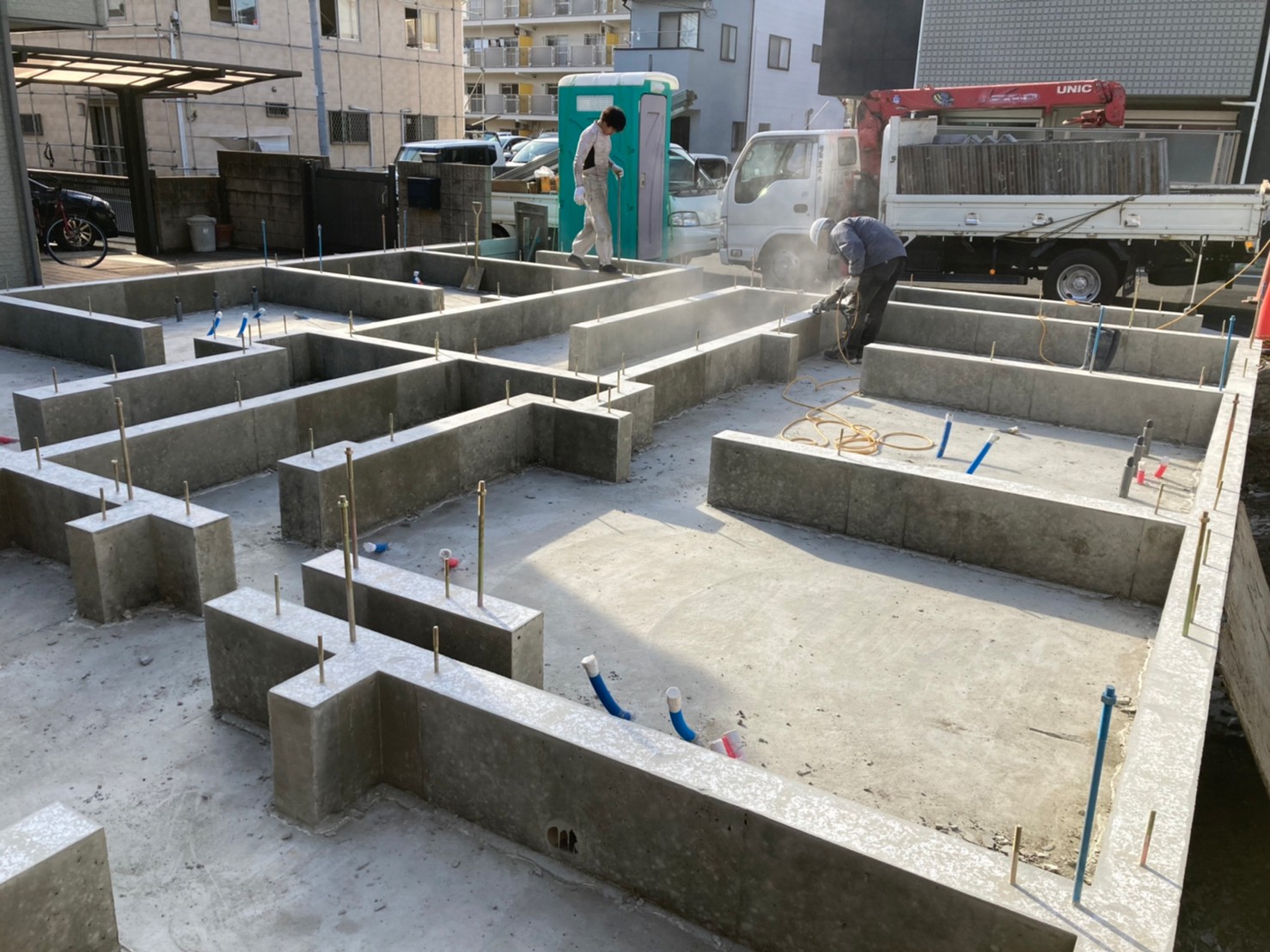 堺4 基礎完成・パッキン-4