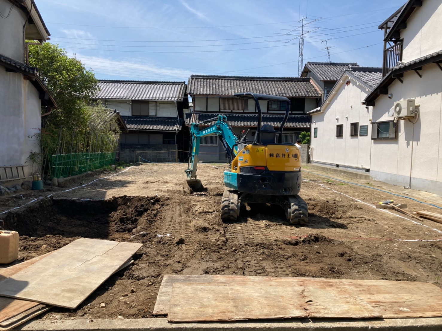 藤井寺 掘削・配筋-3