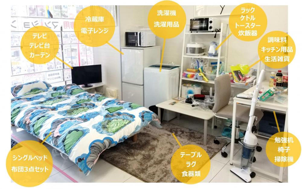 家具家電モデルルーム説明