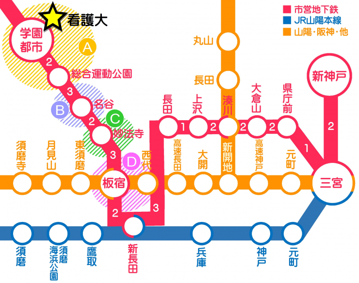 路線図-看護