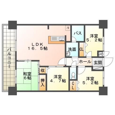 間取 ツインプラザ弐番館