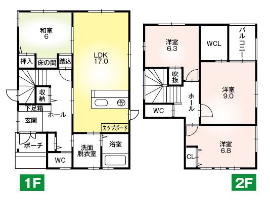 M企画様間取修正(灯明寺4丁目B棟)
