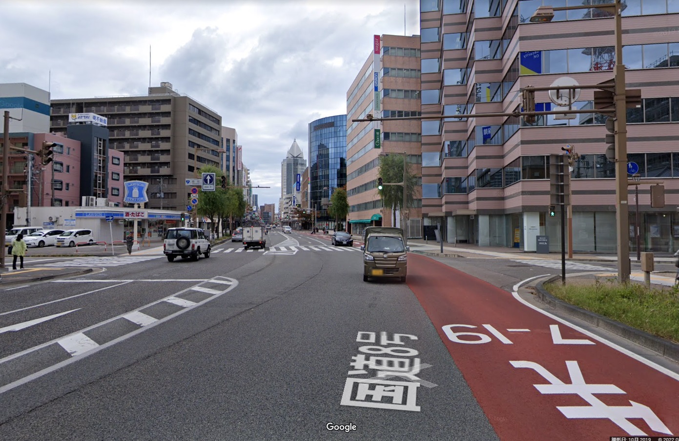 礎町バス停1