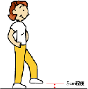 片脚立ち-4