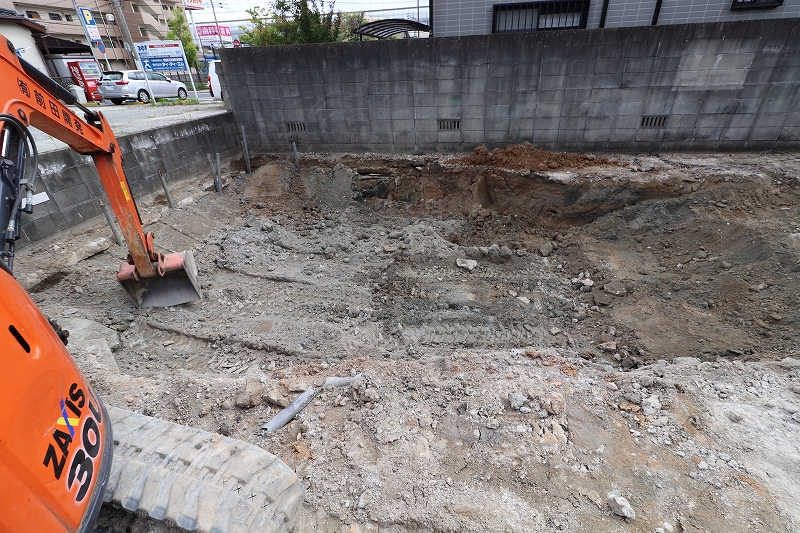 A内浜 基礎掘り方8.8-1