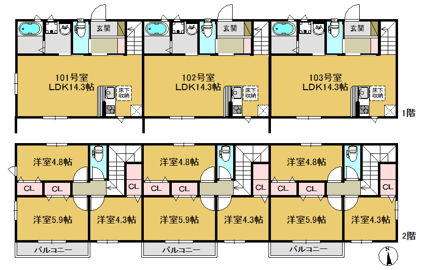 平面図 階数表記