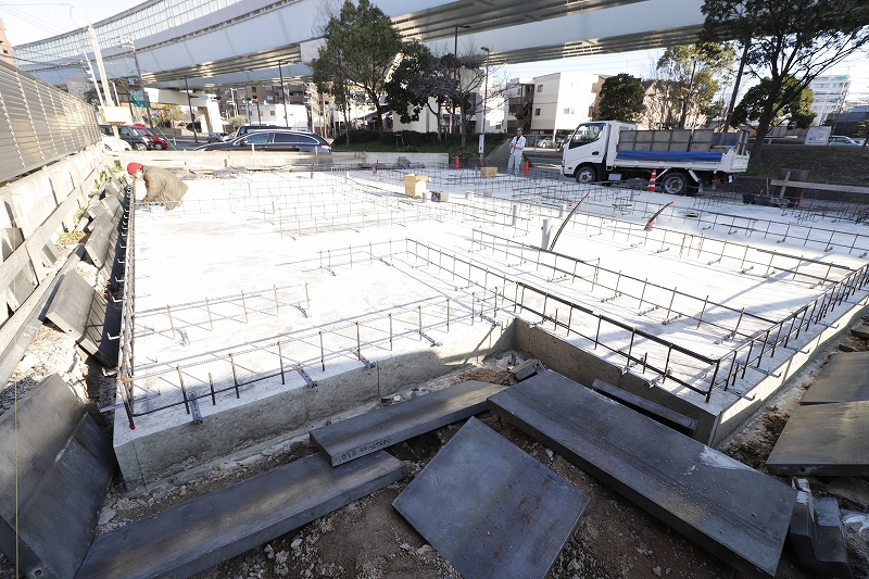 室見27 立上りコン・基礎完成-1