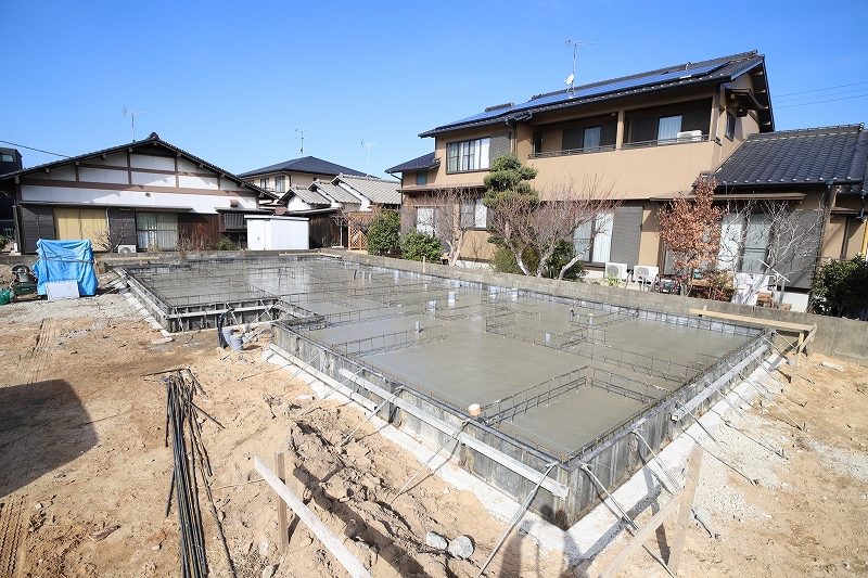 古賀2 配筋・土間コン打設-9