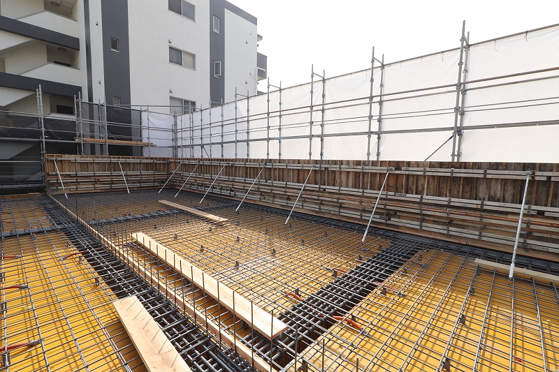 本社ビル建替え工事 ①梁・床配筋-12