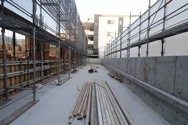 本社ビル建替工事 2階施工・生コン打設-3