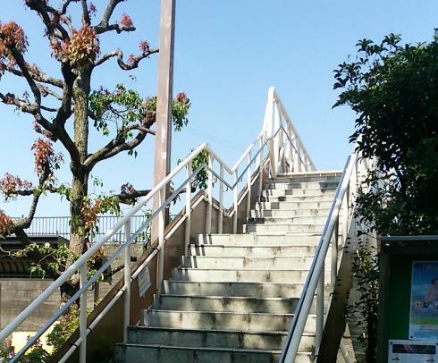 ③阪急芦屋川駅前北歩道橋p