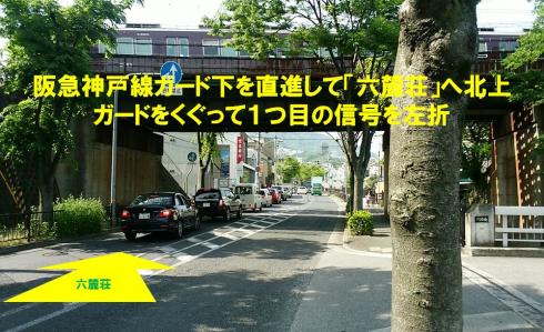 ⑤阪急電車ガード下