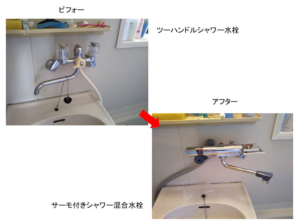 水廻り工事の一例