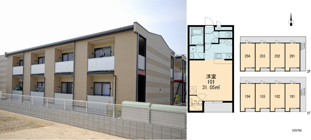 レオパレスパル北方Ⅱ