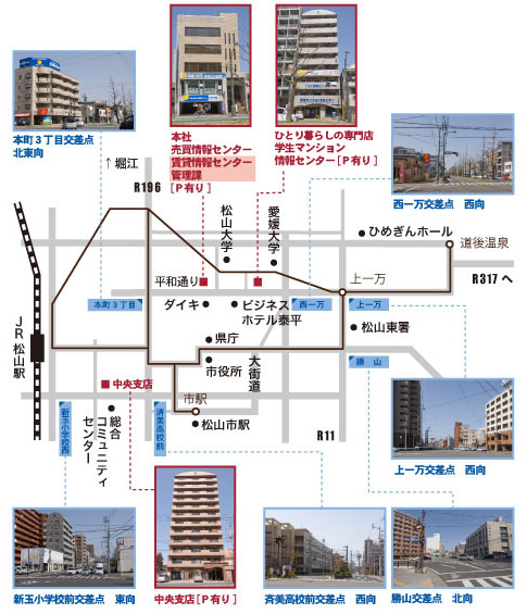 会社地図 賃貸情報センター