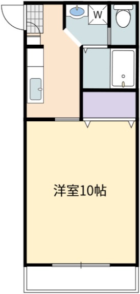 アンジェリカ Bタイプ角部屋 間取り