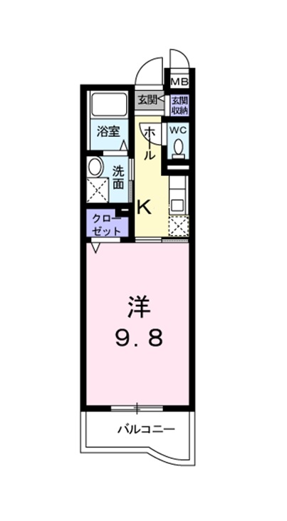 フォレストパレスB間取り