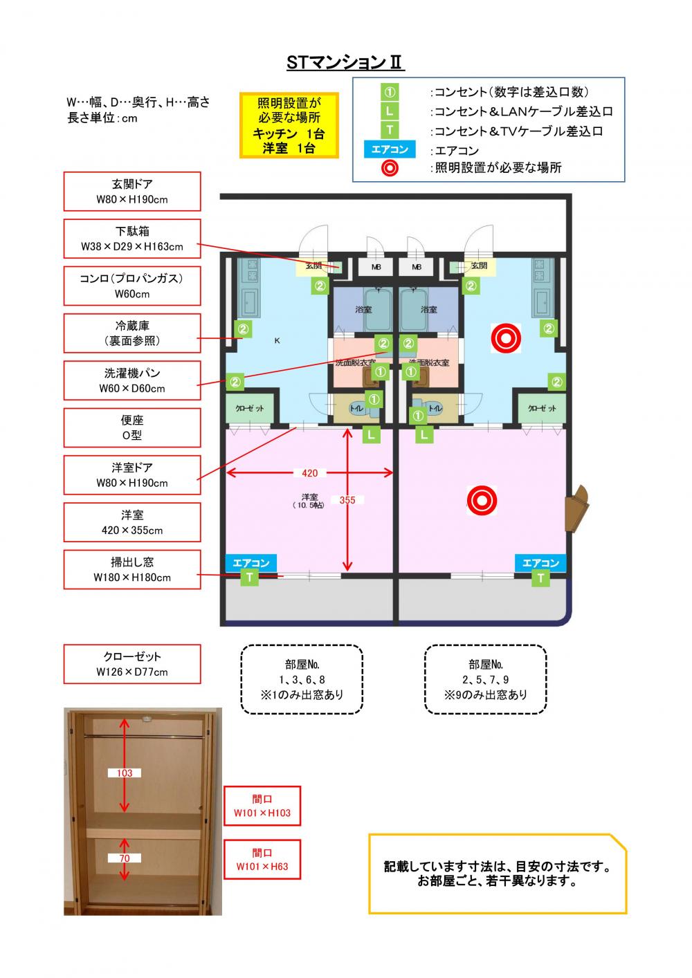 STⅡ寸法図