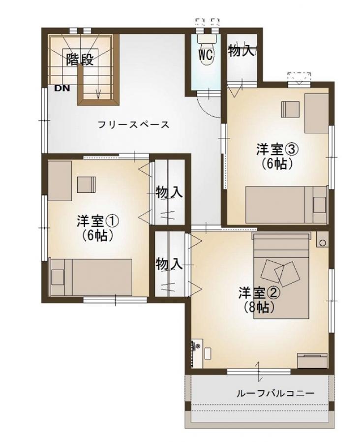 2階平面図