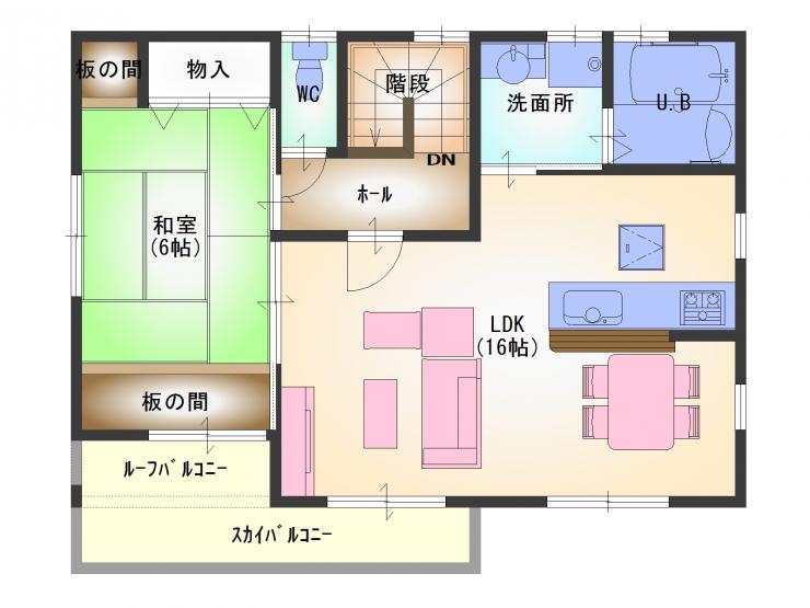 2階平面図