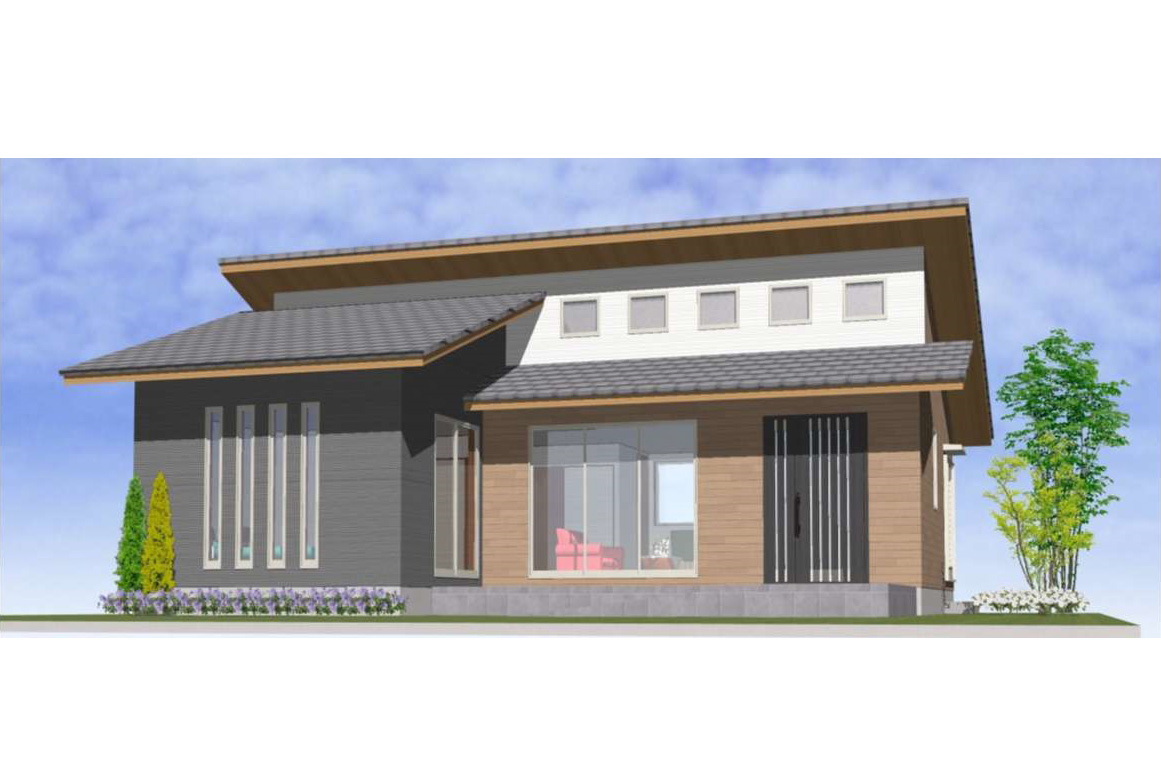 平屋 Tタイプ 1LDK+小屋裏収納