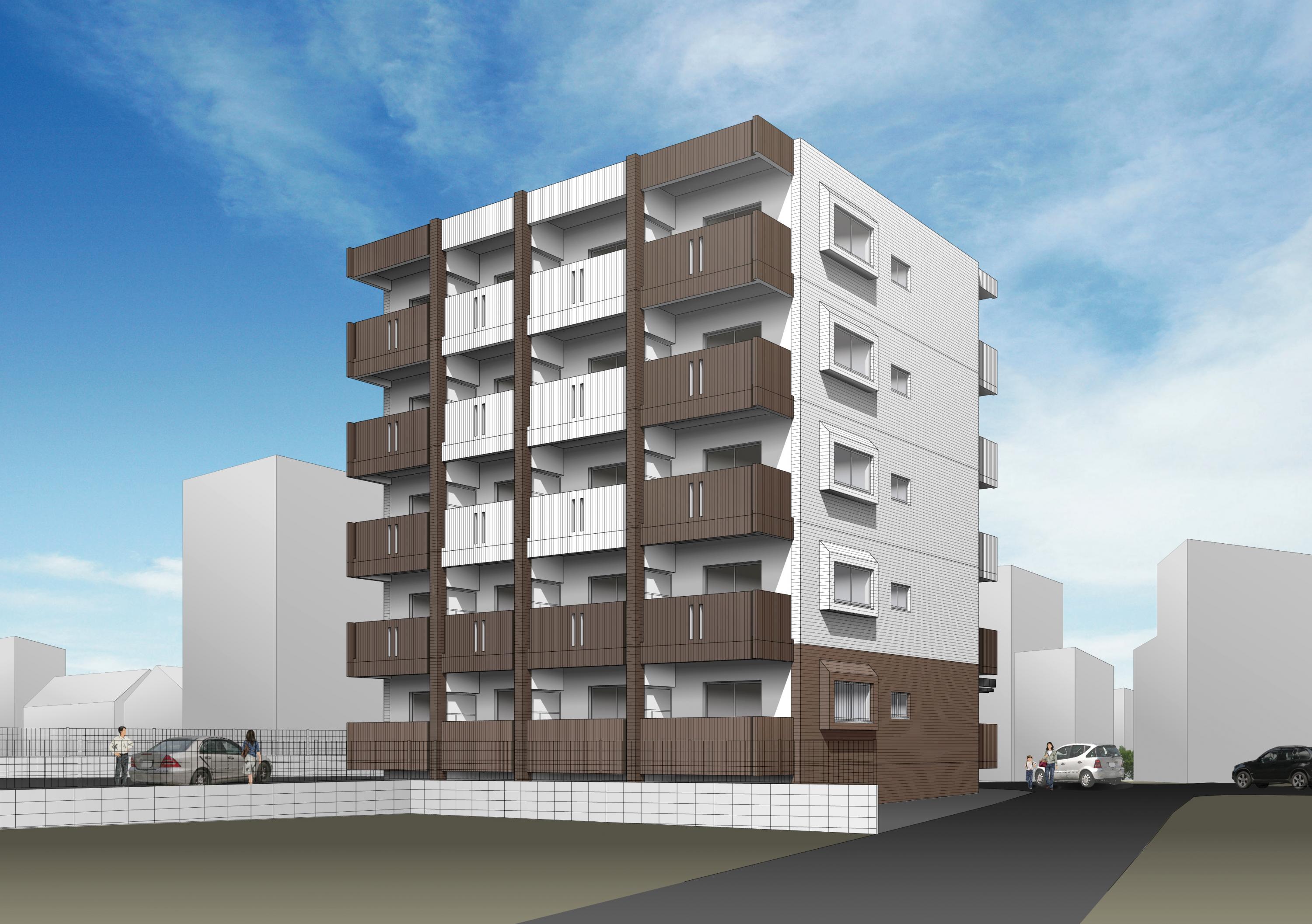 延岡栄町マンション パース